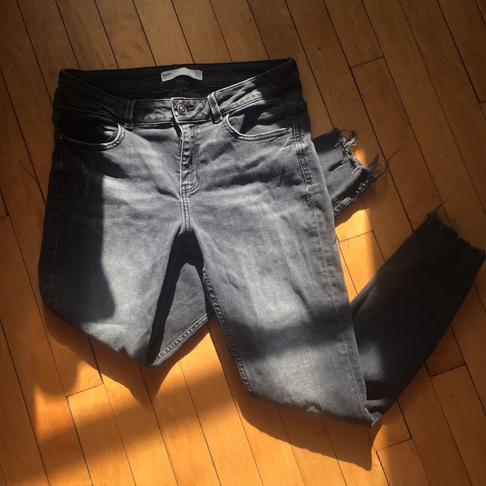 Zara Faded Black/Gray Jeans-Z 1975 Denim
